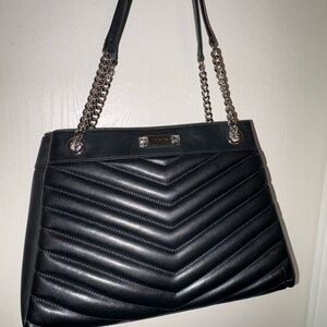 Michael Kors Whitney Medium Quilted Tote Black